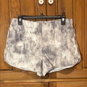 RBX Women’s Gray Tie-Dye Athletic Casual Shorts Size Large